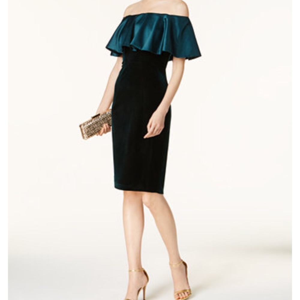 Emerald Velvet dress